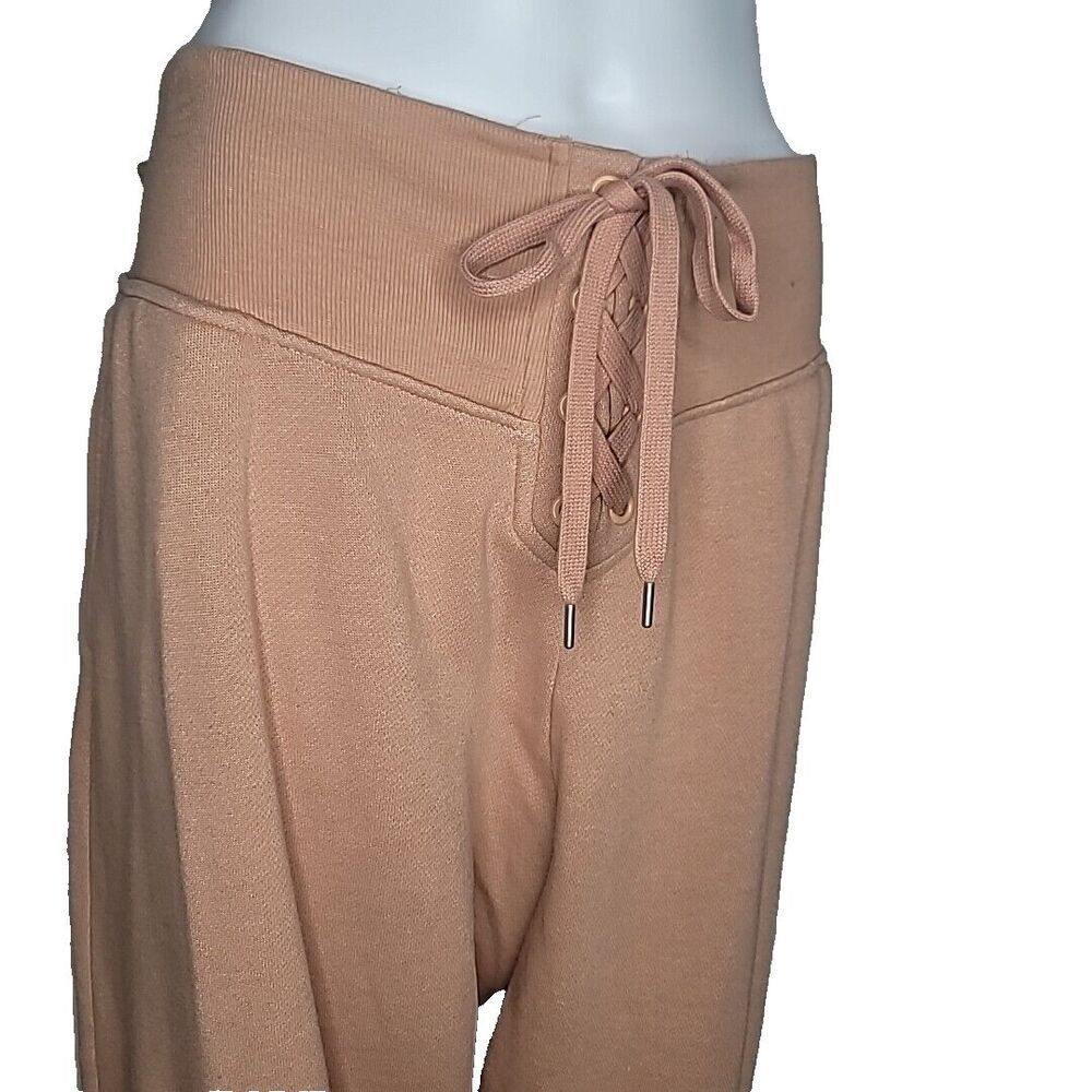 Victoria's Secret Jogger Sweatpants Lace Up Bare Nude Baggy High Waisted SizeXXL - Picture 14 of 14